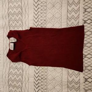 Kathie Lee Collection Ribbed Sleevless Sweater Top